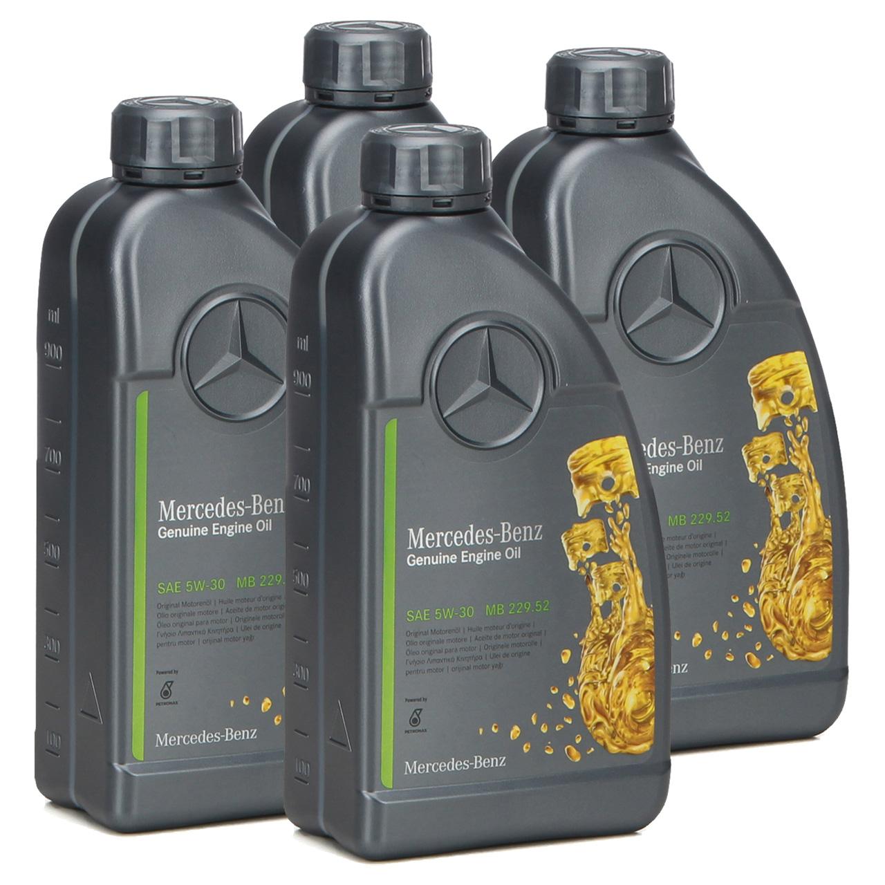 4L 4 Liter ORIGINAL Mercedes-Benz Motoröl ÖL 5W30 5W-30 MB 229.52 000989330911