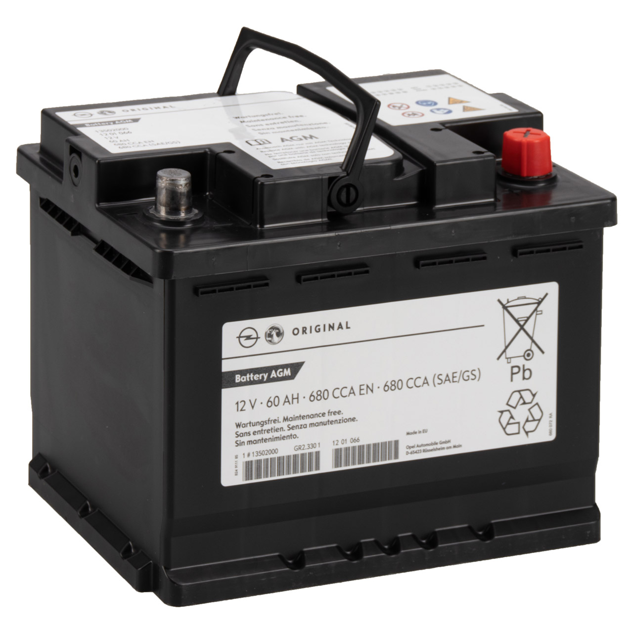 Autobatterie 12V 60Ah 540A EN Speed starter Batterie ersetzt 55 56 62 65 Ah