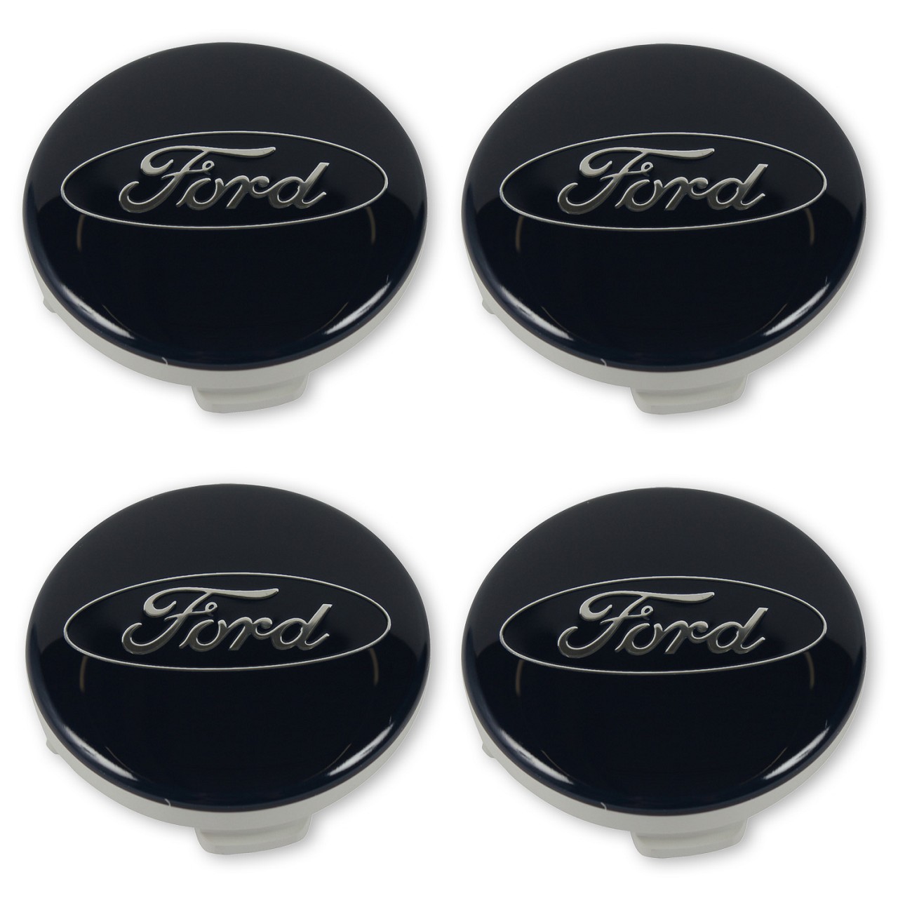 4x ORIGINAL Ford Zierkappe Nabendeckel Nabenkappe DUNKELBLAU 1429118