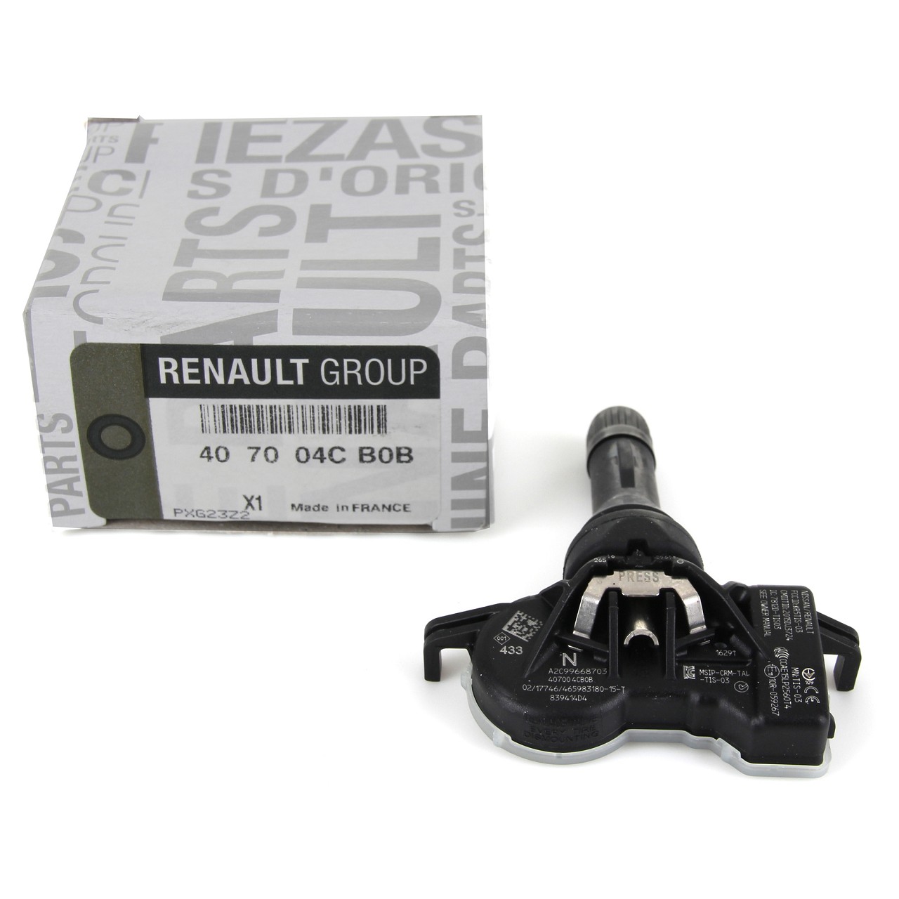 ORIGINAL Renault RDKS Reifendrucksensor ESPACE V KADJAR MEGANE IV 407004CB0B