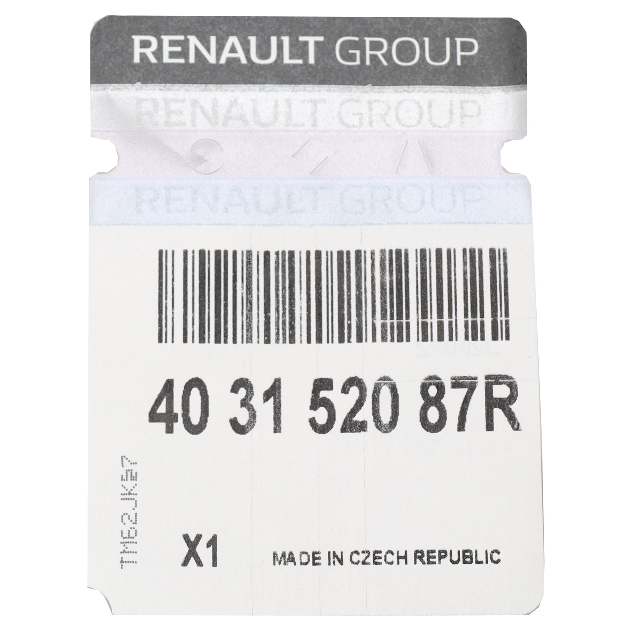 1x ORIGINAL Renault Radkappe Radblende AKAJU 15 Zoll Silber Twingo 3 403152087R