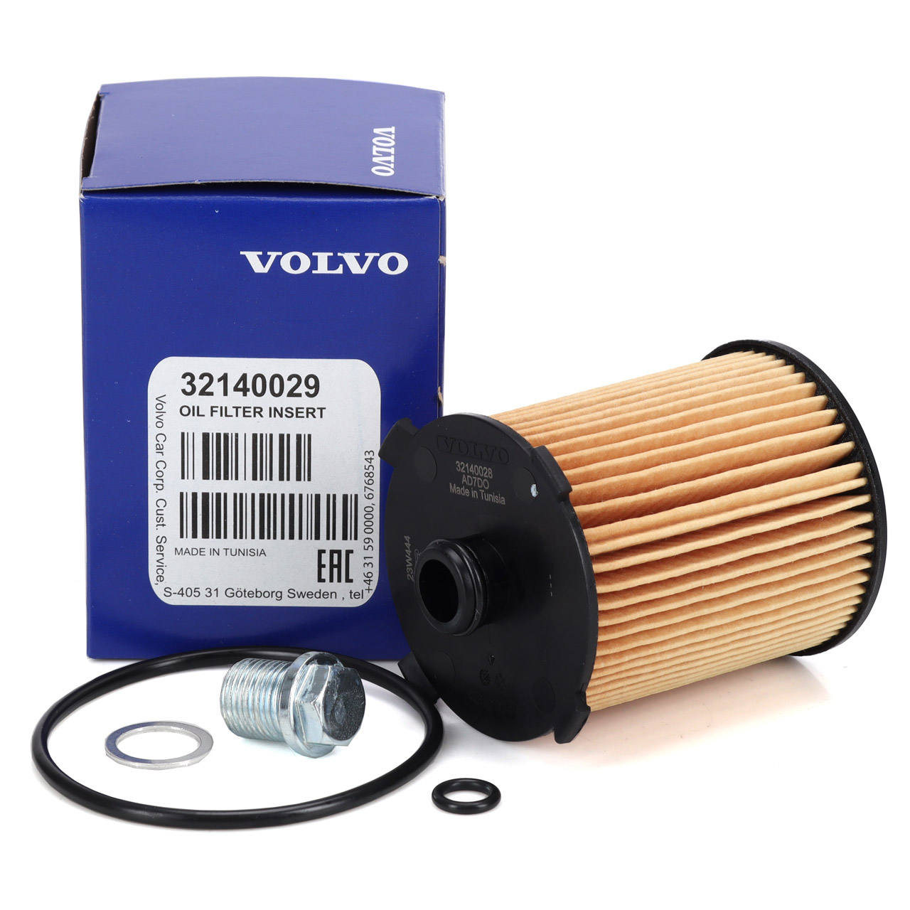 ORIGINAL Volvo Ölfilter + Schraube S60 S80 S90 V40 V60 V70 V90 XC40 XC60 XC70 XC90