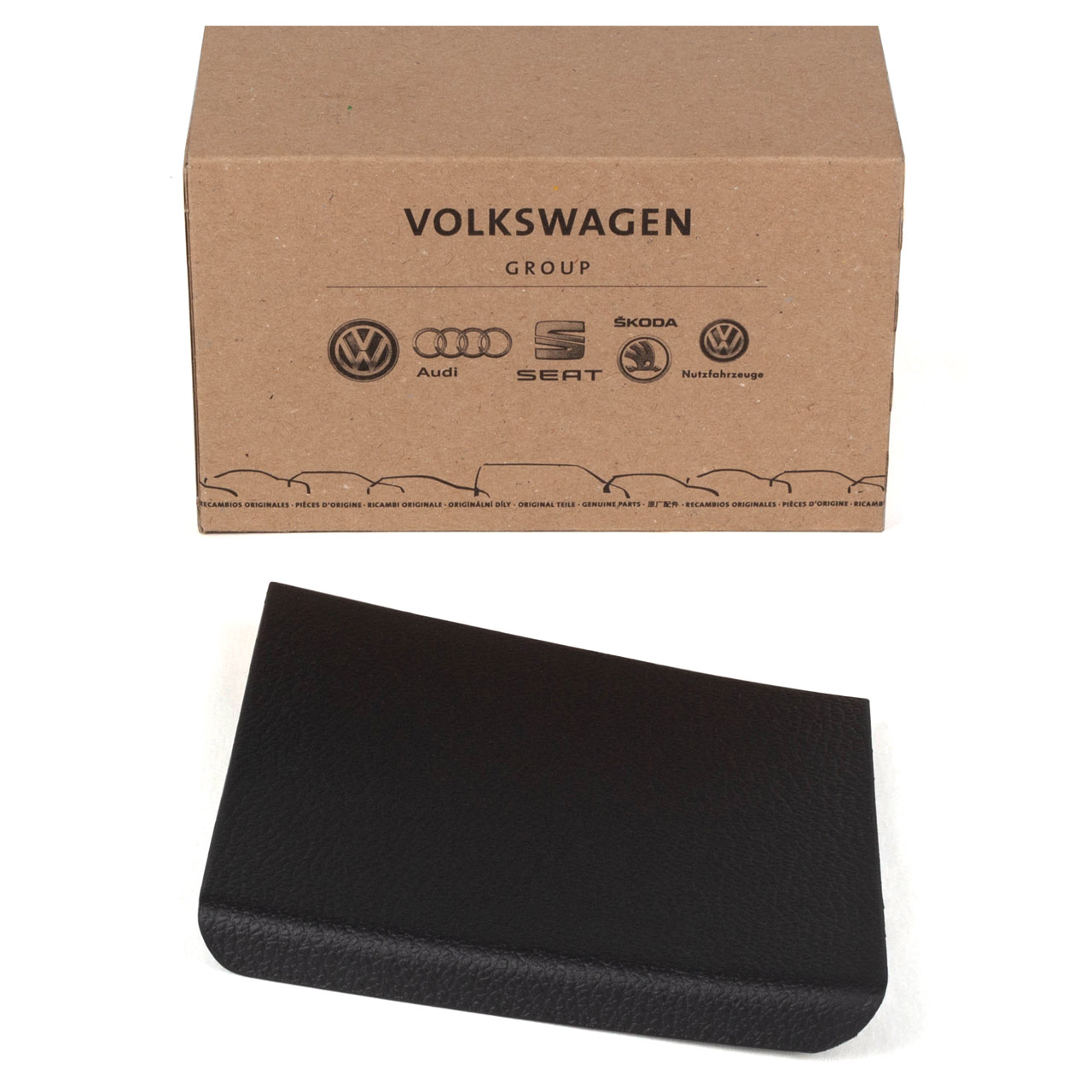 ORIGINAL VW Abdeckung Wartungsklappe Fahrzeugheckklappe Schwarz Golf 6 links 5K6867657 82V