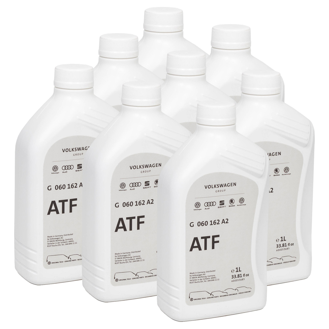 8L 8 Liter ORIGINAL VW Automatikgetriebeöl ATF Getriebeöl FLUID G060162A2