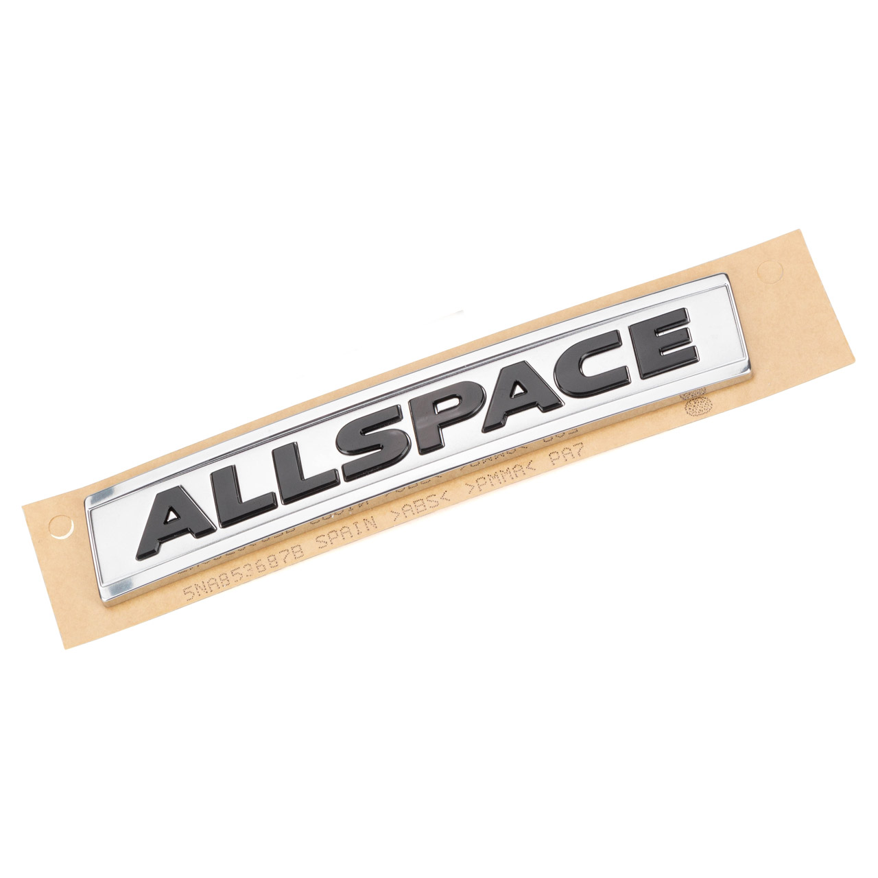 ORIGINAL VW Schriftzug ALLSPACE selbstklebend Tiguan Allspace hinten 5NA853687B CBX