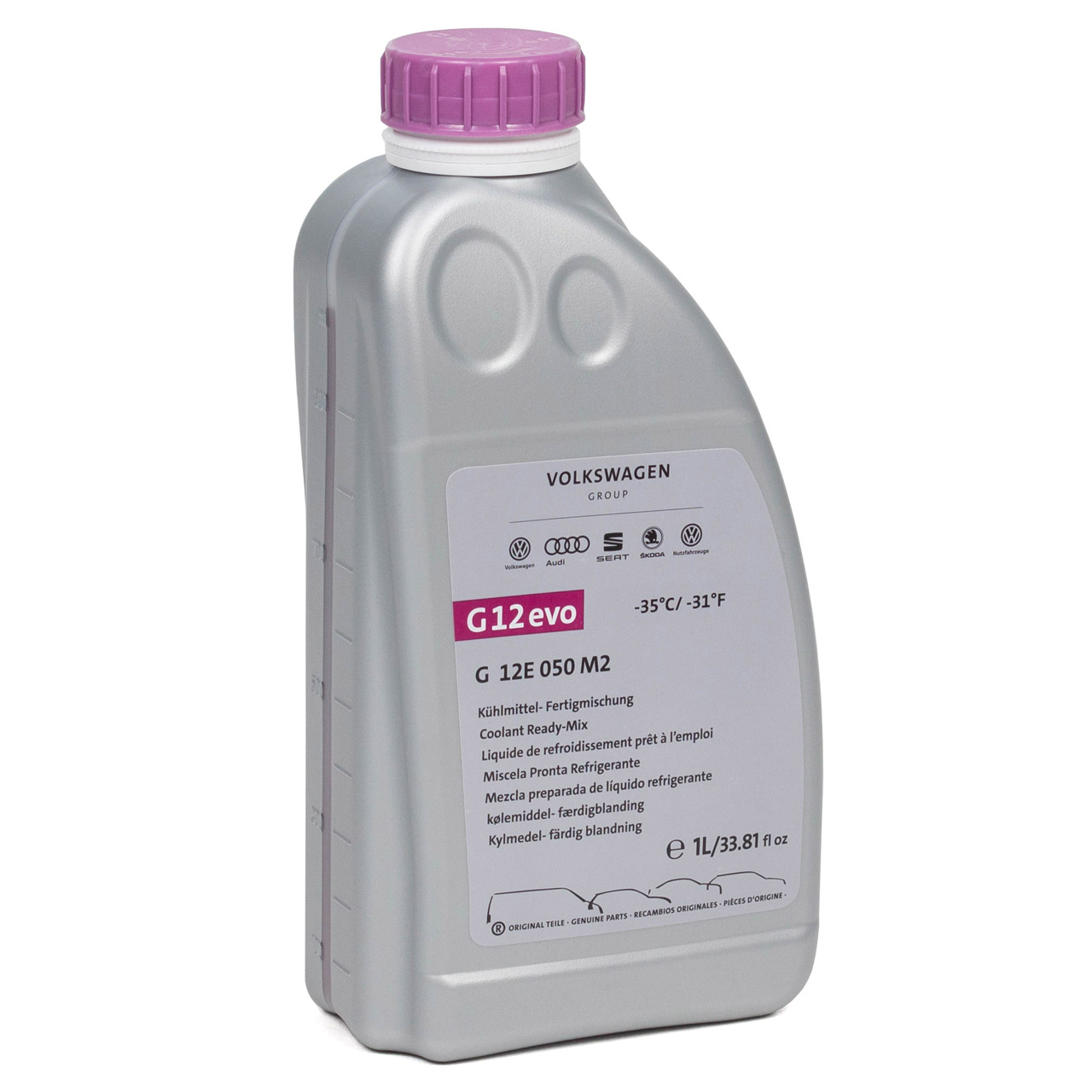 Volkswagen/Audi G12evo Ready Mix Coolant (G 12E 050 A2) 1L (Replacement of  G13)
