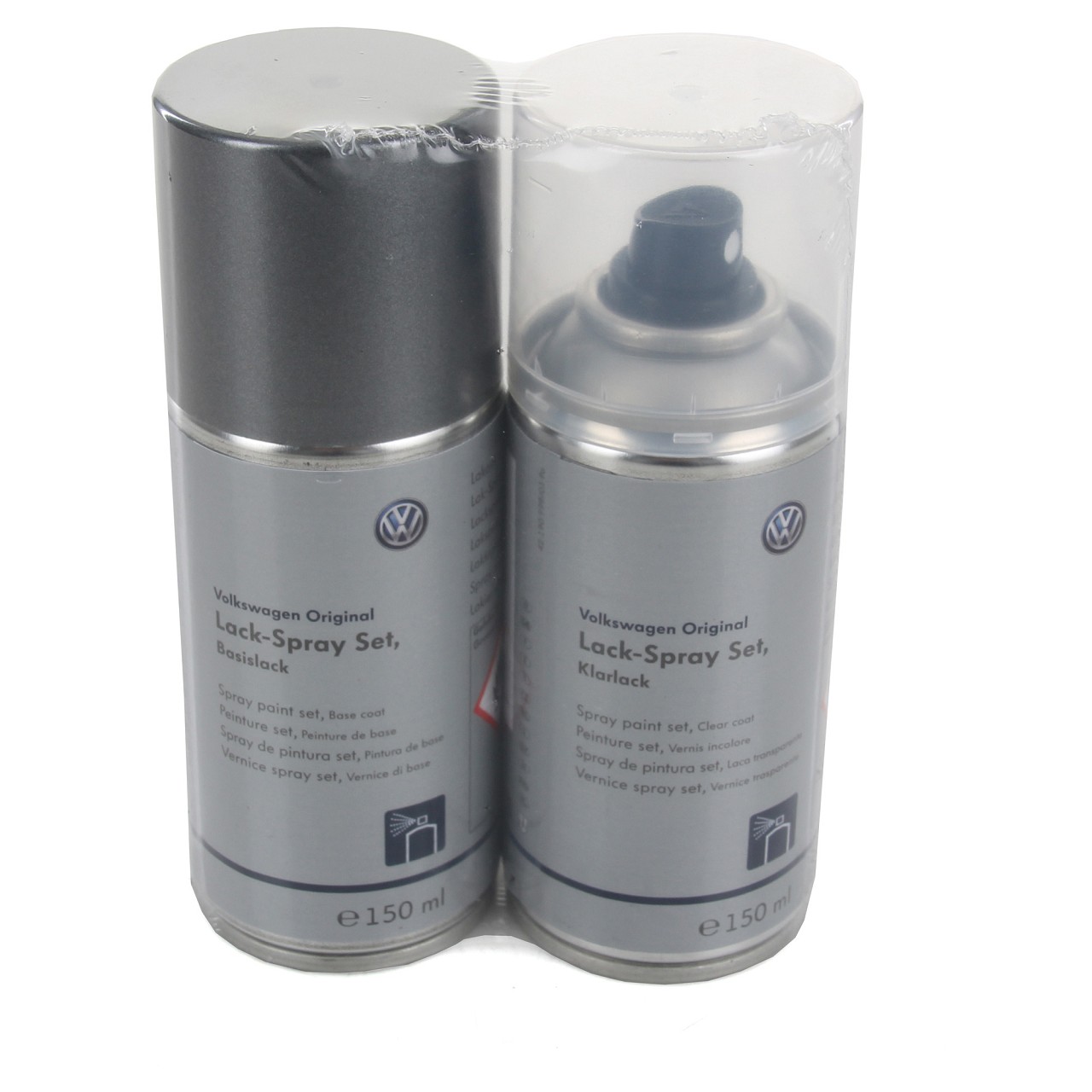 ORIGINAL VW AUDI Autolack Lackspray Set UNITEDGREY METALLIC LLS0M6A7T LA7T