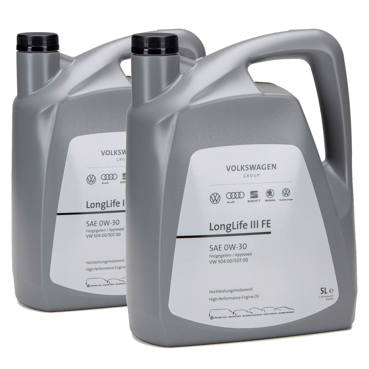 10 Liter ORIGINAL VW Motoröl Öl 0W30 LONGLIFE III FE 504.00 507.00 GS55545M4