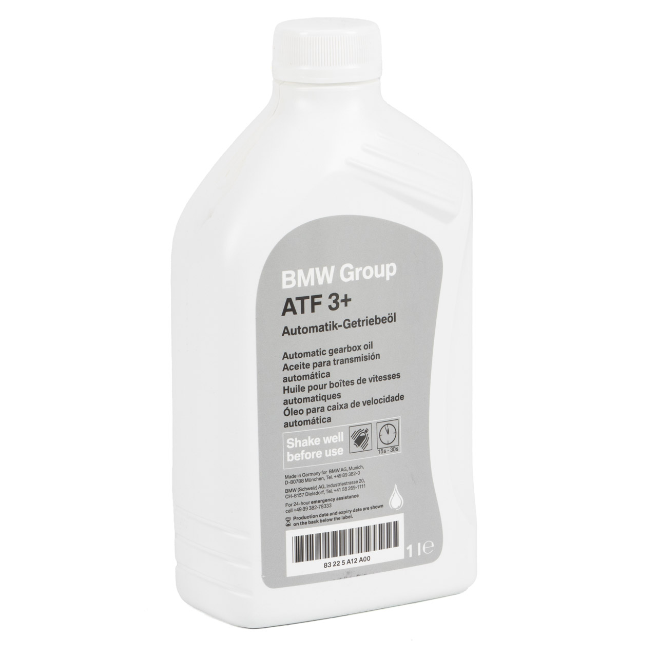 1L 1 Liter ORIGINAL BMW ATF 3+ Automatikgetriebeöl 1er 3er 4er 5er 6er X1 X3 83225A12A00