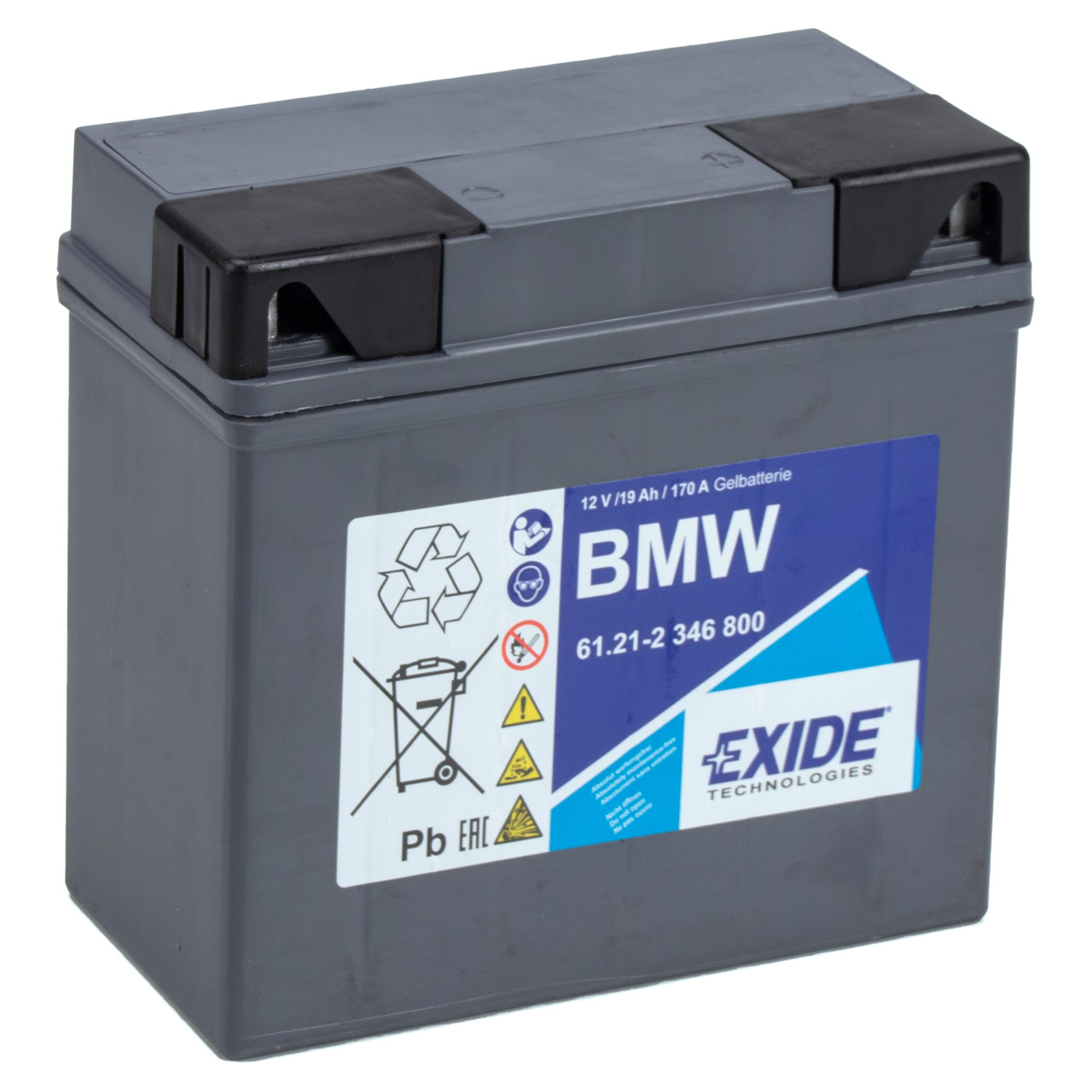 ORIGINAL BMW EXIDE GEL GEL12-19 Motorrad Batterie 12V 19Ah 61212346800