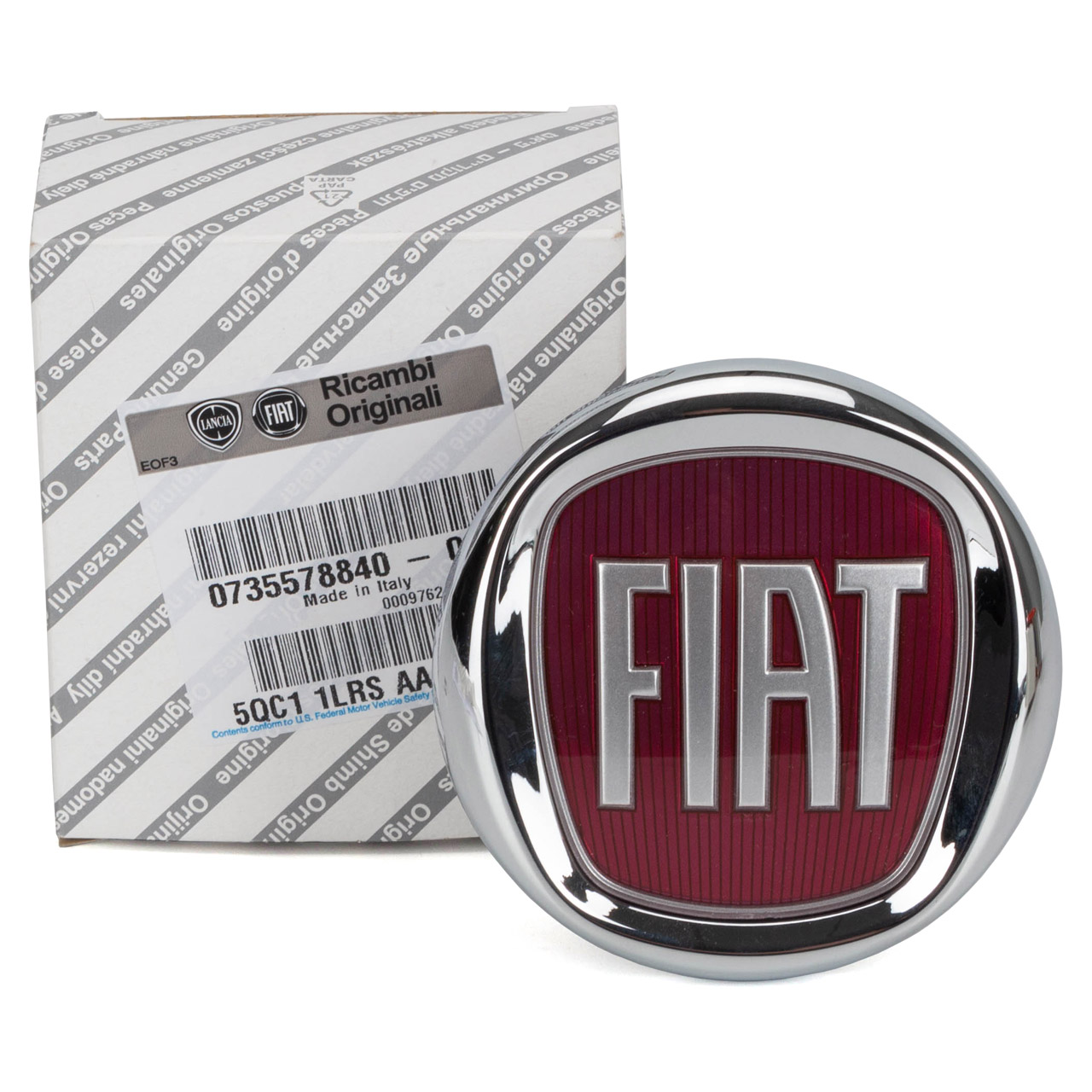 ORIGINAL Fiat Emblem Plakette Logo Heckklappe Grande Punto 199 735578840