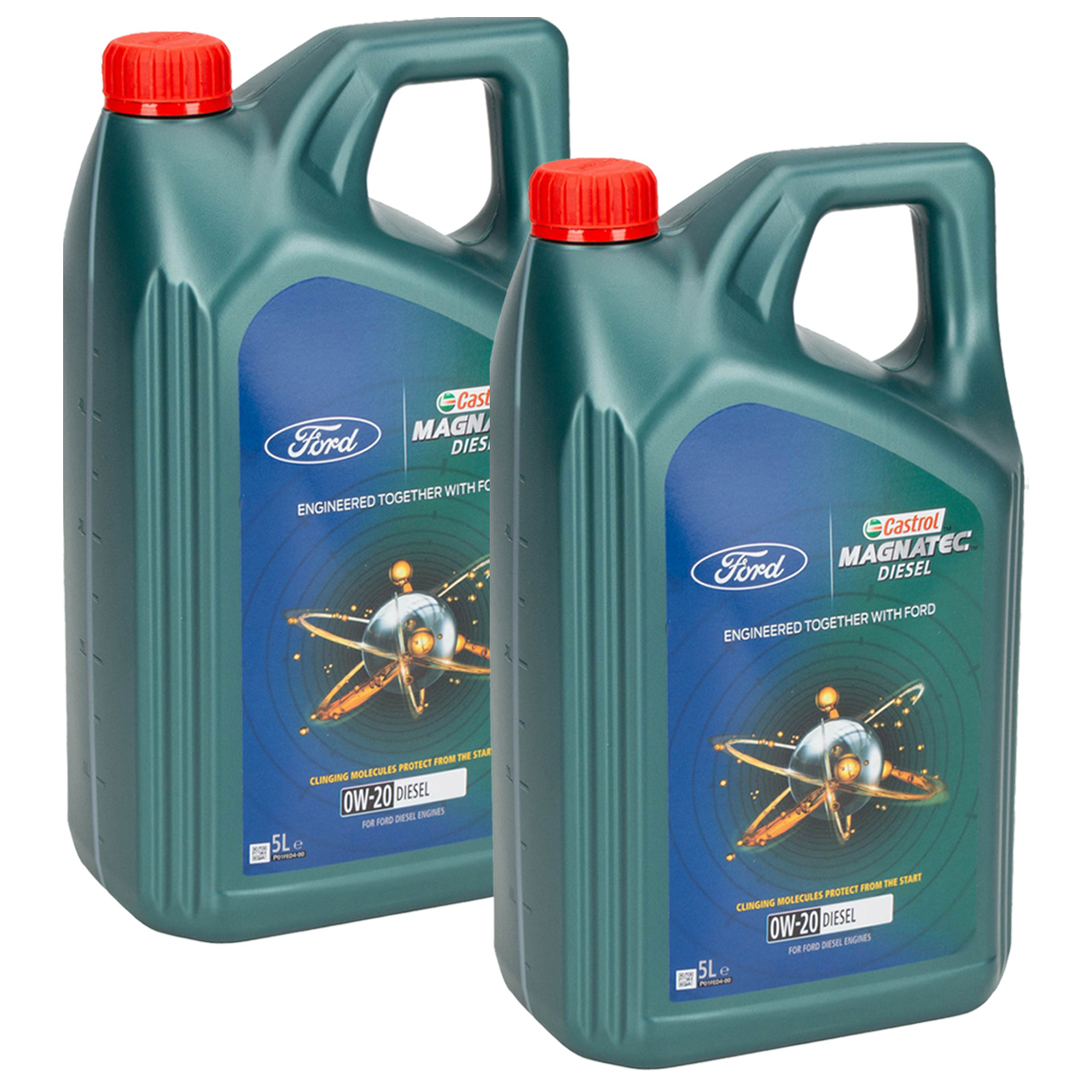 10L 10 Liter ORIGINAL Ford CASTROL MAGNATEC DIESEL 0W-20 WSS-M2C952-A1 15D5EC