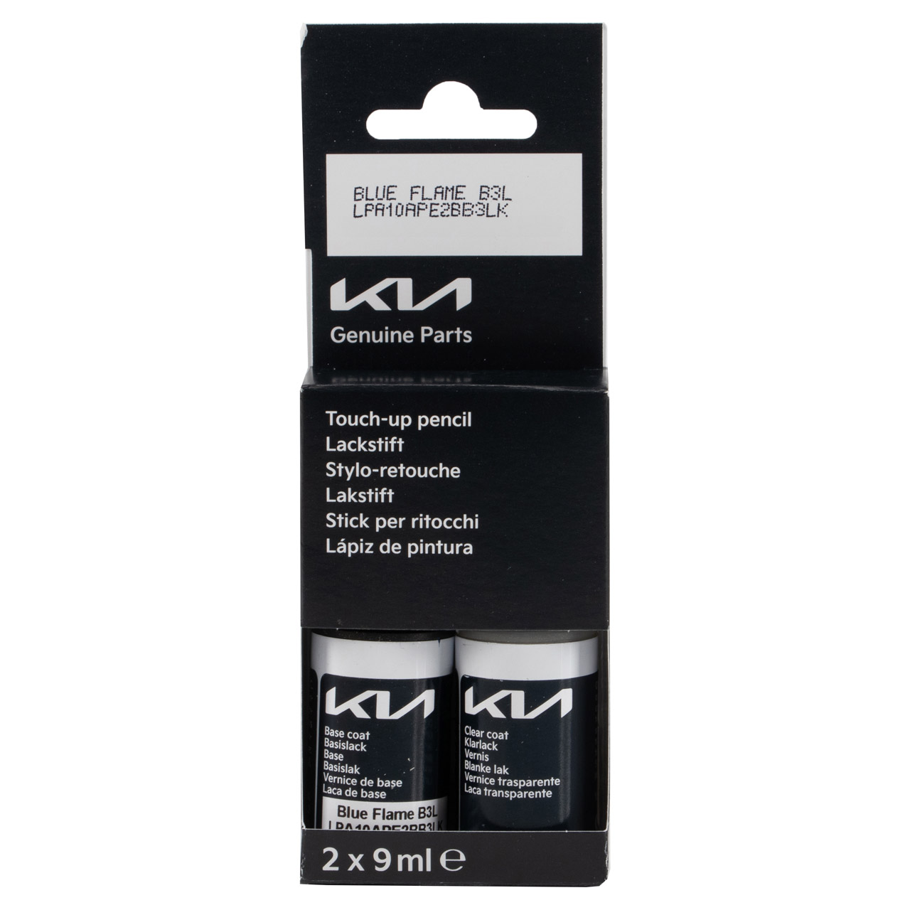 ORIGINAL Kia Lackstift Set Blue Flame B3L + Klarlack 2x 9ml LPA10APE2BB3LK MHD 01.2027