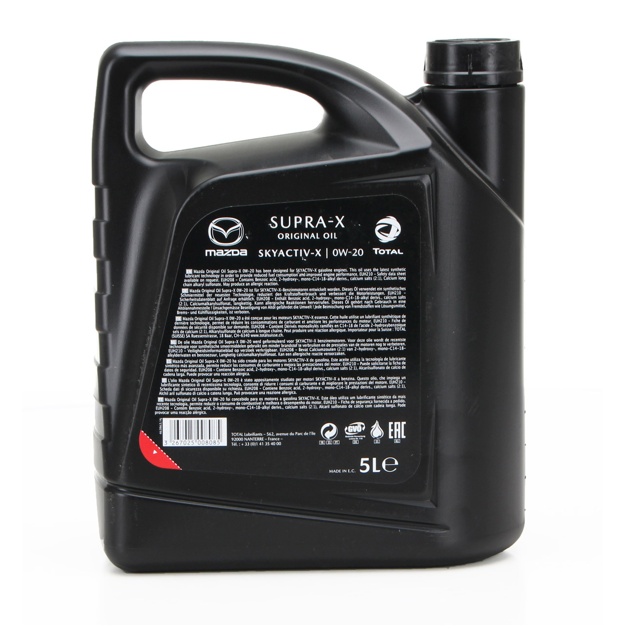 5L 5 Liter ORIGINAL Mazda Motoröl Öl Oil SUPRA-X 0W-20 0W20 BENZIN SKYACTIV-X