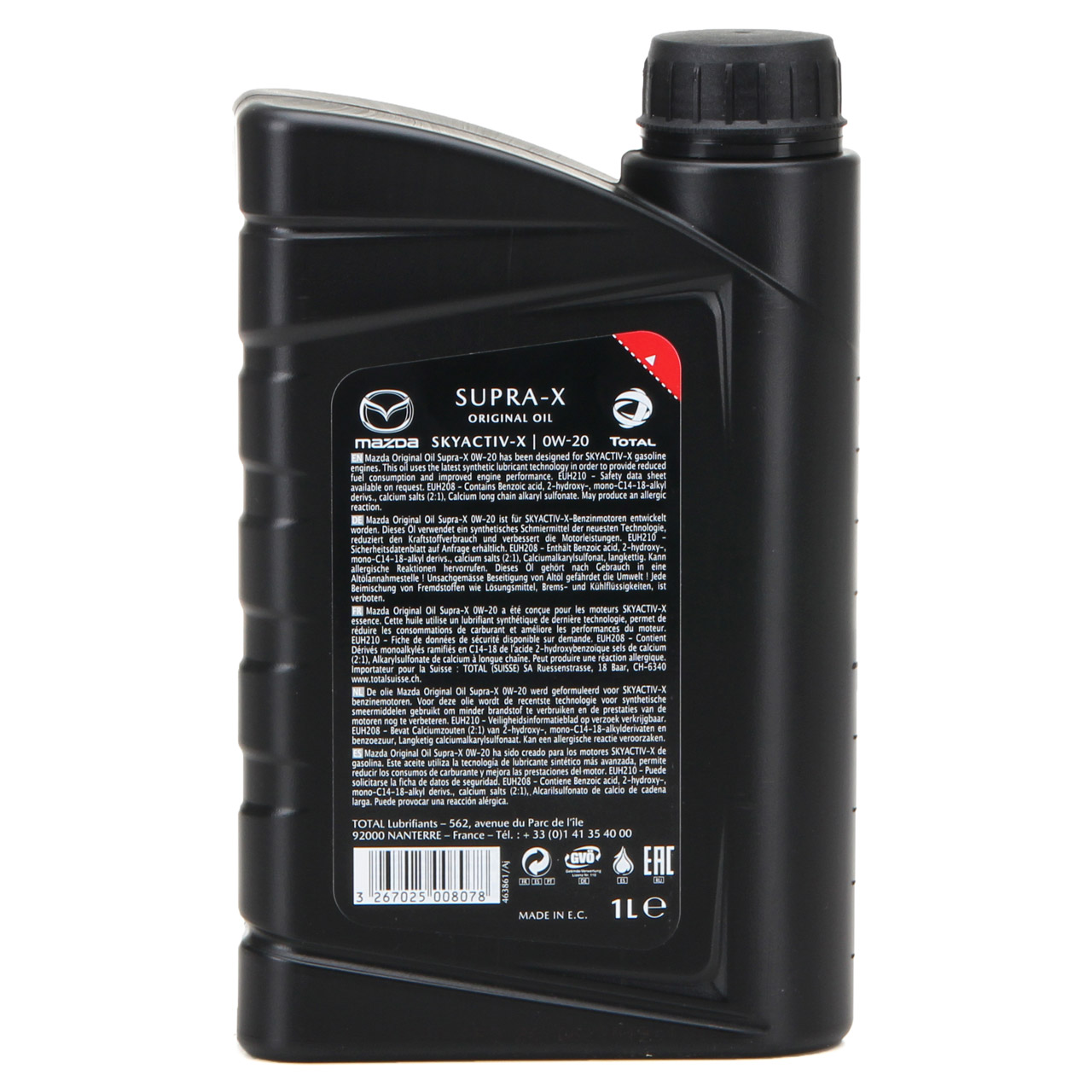 1L 1 Liter ORIGINAL Mazda Motoröl Öl Oil SUPRA-X 0W-20 0W20 BENZIN SKYACTIV-X