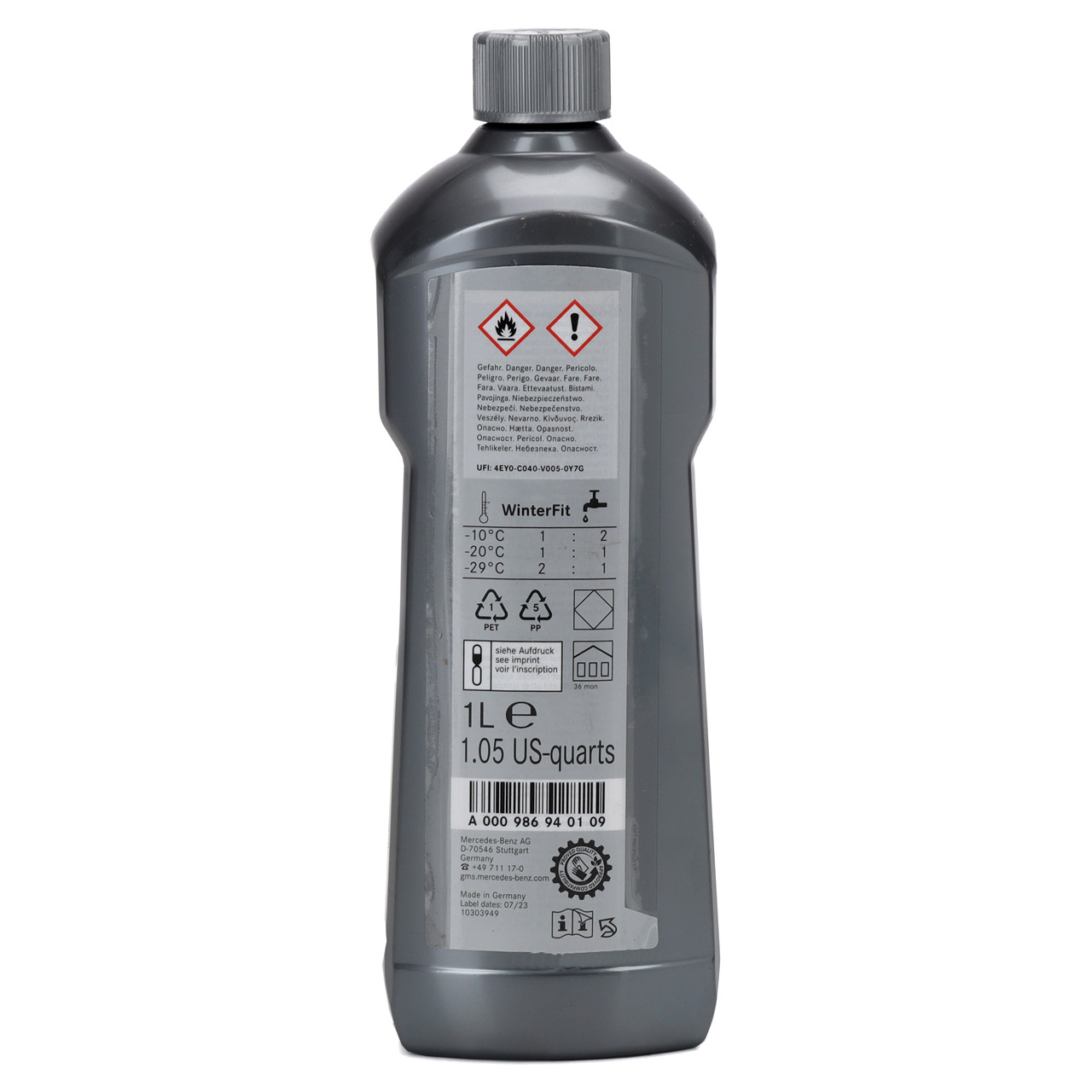 1L 1 Liter ORIGINAL Mercedes-Benz Scheibenwaschkonzentrat WinterFit 000986940109