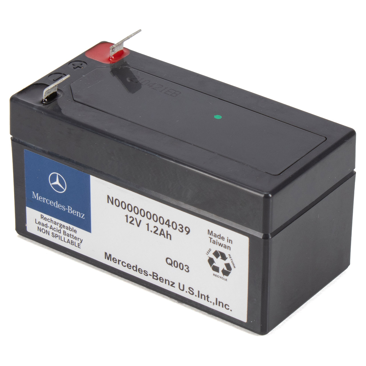 ORIGINAL Mercedes AGM Backup Batterie Stützbatterie 12V 1.2Ah 000000004039