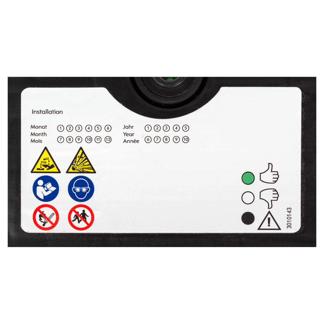 ORIGINAL GM Opel Starterbatterie 12V 70Ah 720 CCA EN 95530794 B-WARE