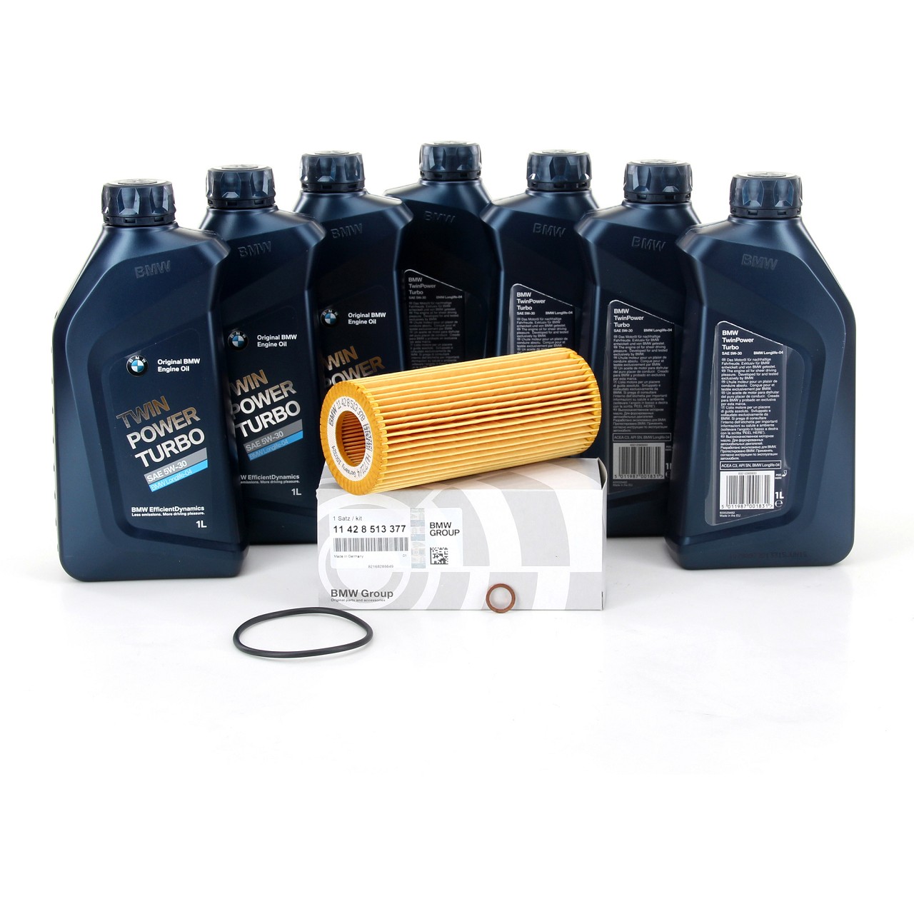 7L 7 Liter ORIGINAL BMW Motoröl Öl 5W30 LongLife-04 + Ölfilter 11428513377