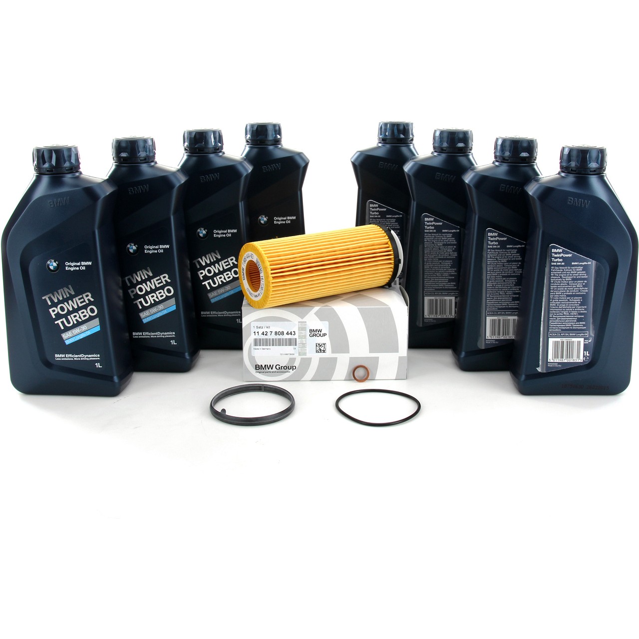 ORIGINAL BMW Motoröl Öl 5W30 LongLife-04 8 Liter + Ölfilter 11427808443