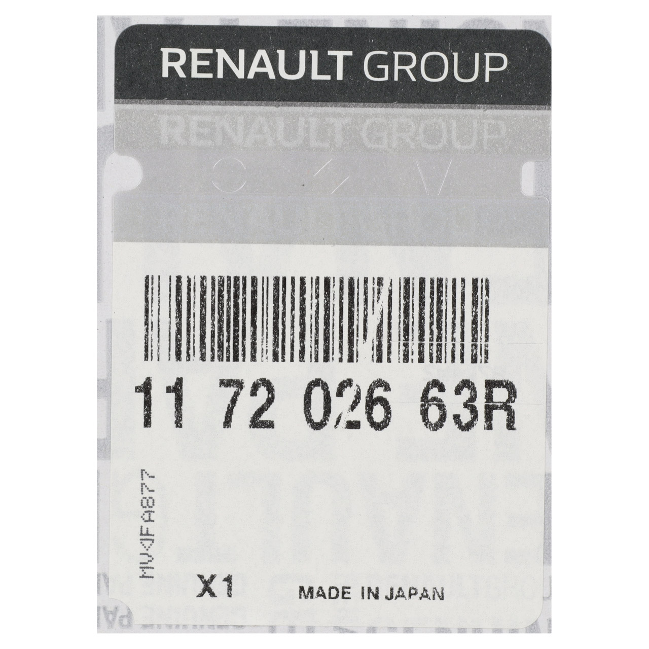 ORIGINAL Renault Keilrippenriemen + Riemenspanner Megane 4 Clio 4 Talisman 1.6 117202663R