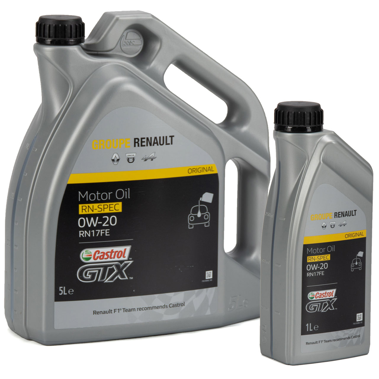 6 Liter ORIGINAL Renault Motoröl Öl CASTROL GTX RN-SPEC 0W20 RN17FE