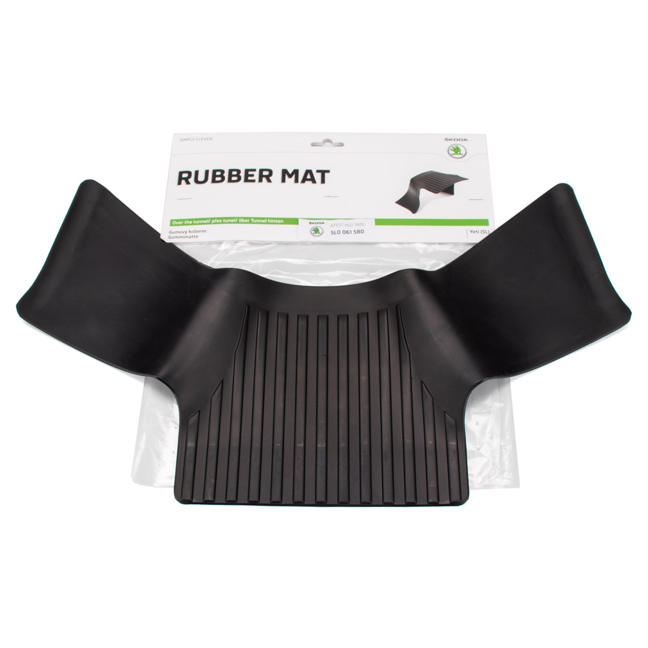 ORIGINAL Skoda Gummimatte für Mitteltunnel Karoq (NU7) hinten mitte 57A061580