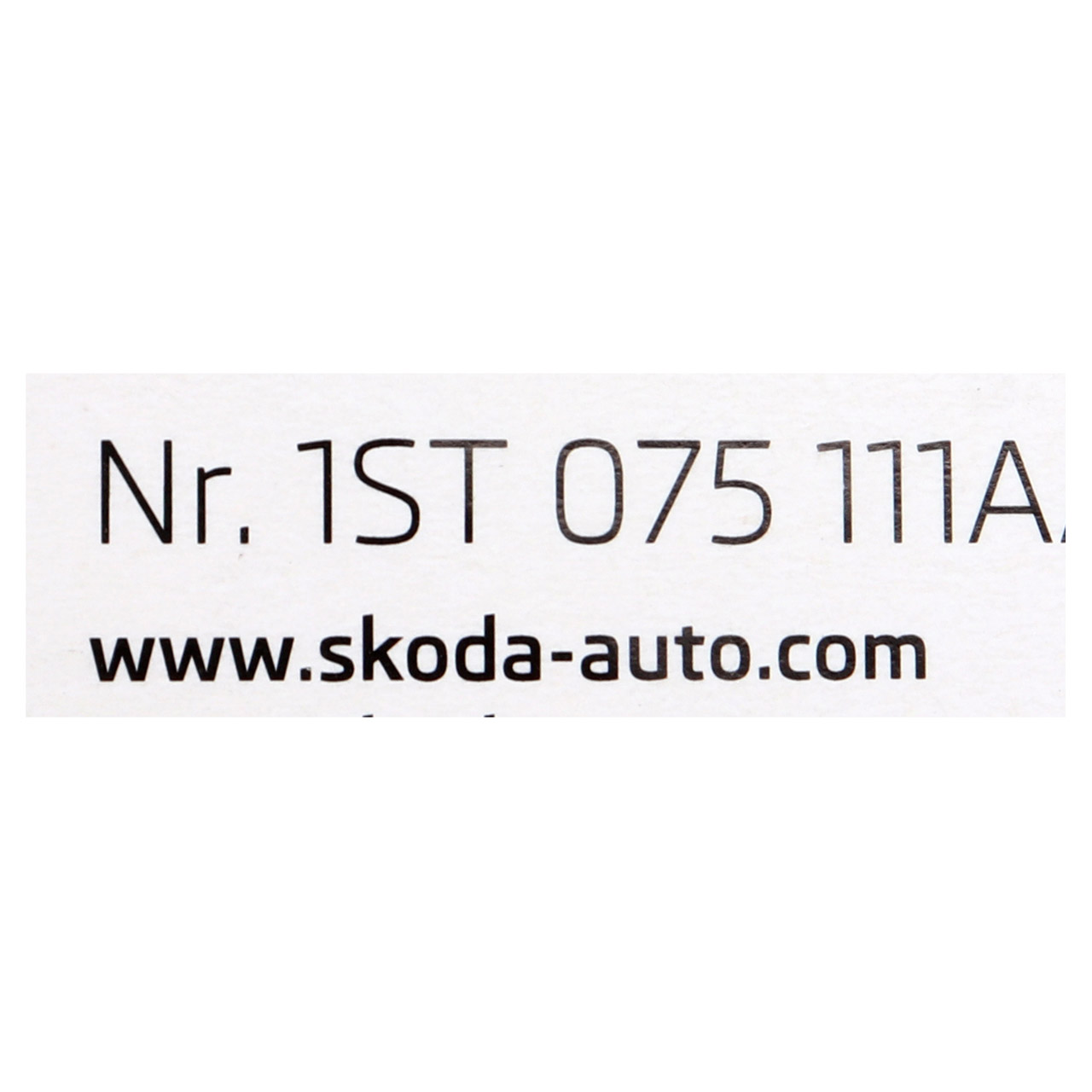 ORIGINAL Skoda Schmutzfänger Spritzlappen Satz 2-tlg Citigo vorne 1ST075111A