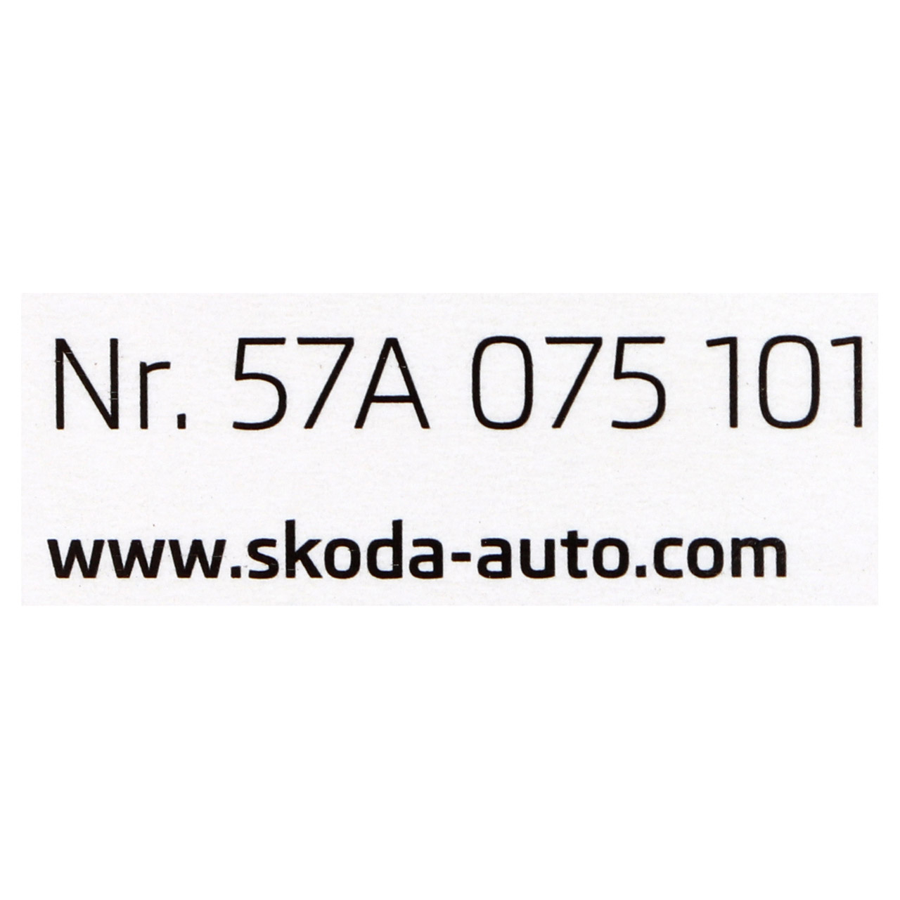 ORIGINAL Skoda Schmutzfänger Spritzlappen Satz 2-tlg Karoq hinten 57A075101