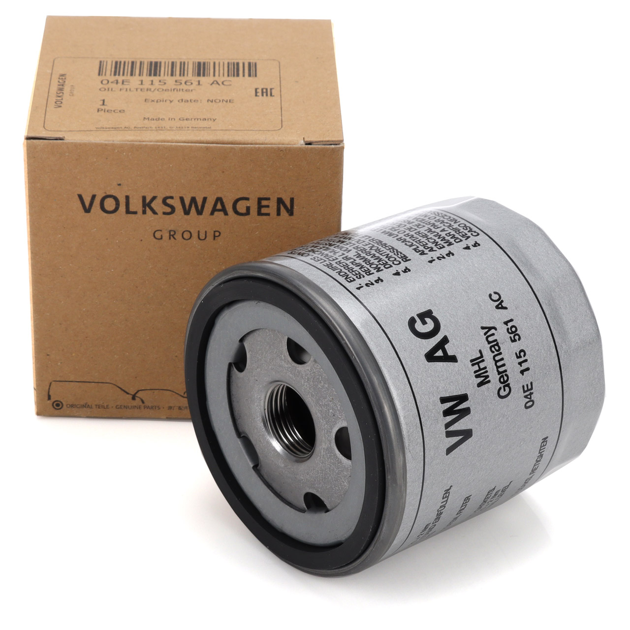 ORIGINAL VW Ölfilter Golf 7 8 Passat B8 Polo 5 6 Tiguan Touran Up 1.0-1.5 TSI 04E115561AC