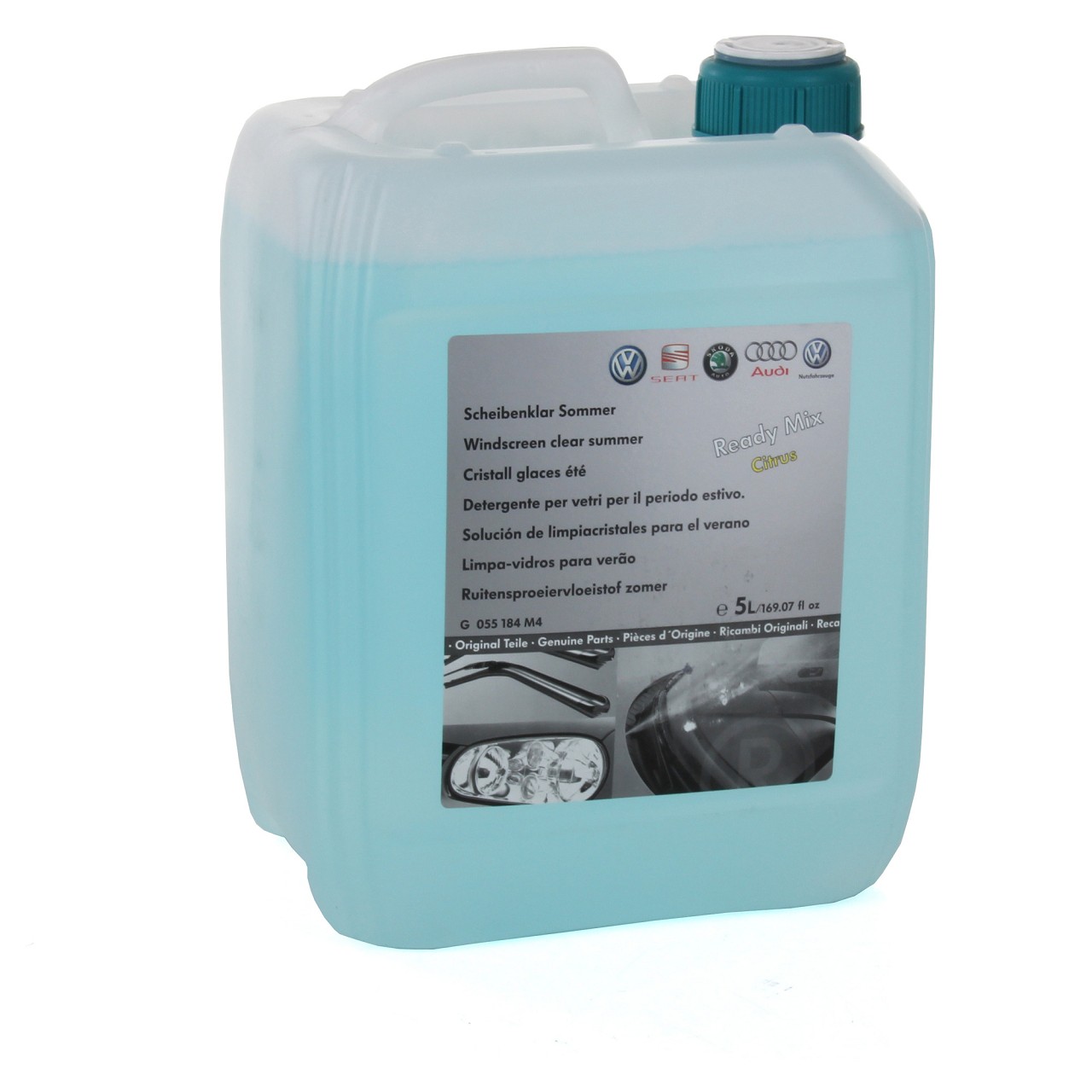 ORIGINAL Audi VW Scheibenreiniger Scheibenklar Sommer Ready Mix Citrus 5-Liter