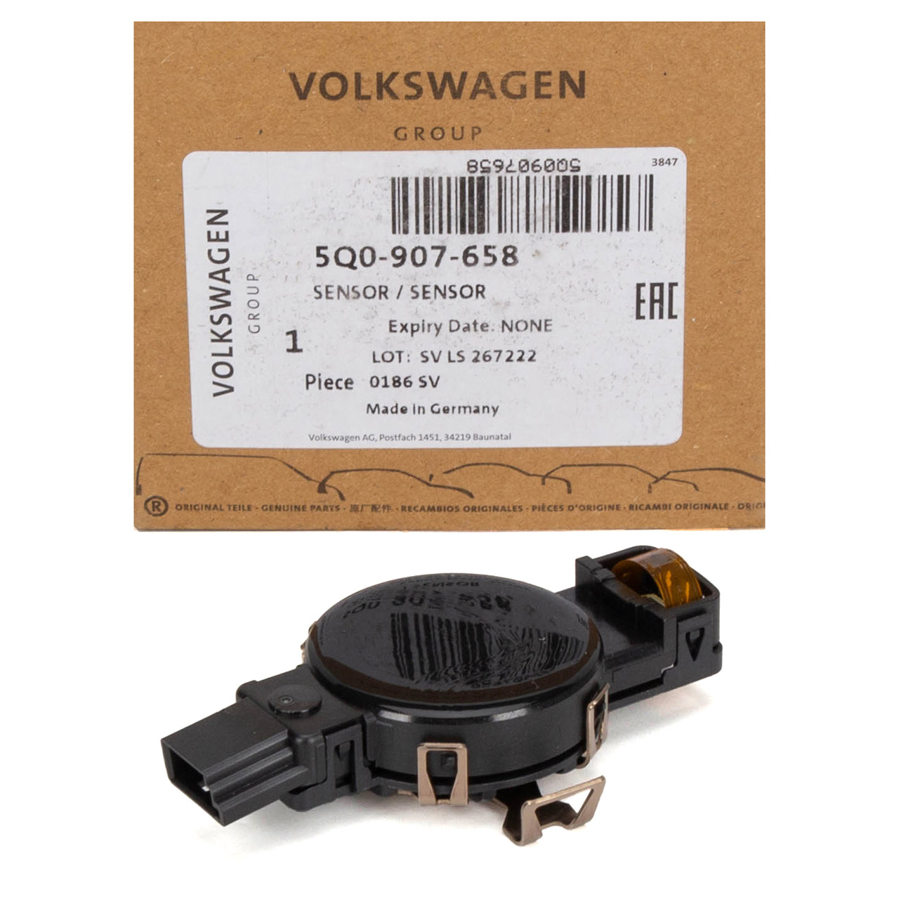 ORIGINAL VW Seat Skoda Sensor Luftfeuchtigkeit Golf 6 7 8 Polo 6 Passat B8 B9 5Q0907658