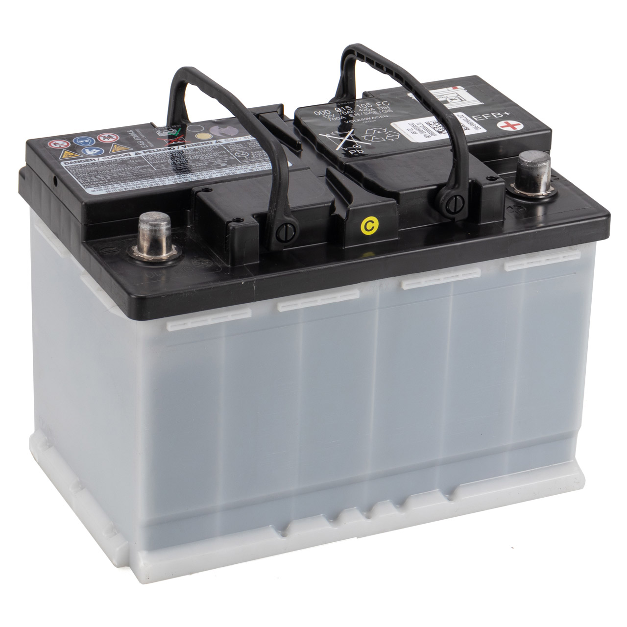 ORIGINAL VW Autobatterie Batterie Starterbatterie 12V 70Ah 420/700A 000915089AC