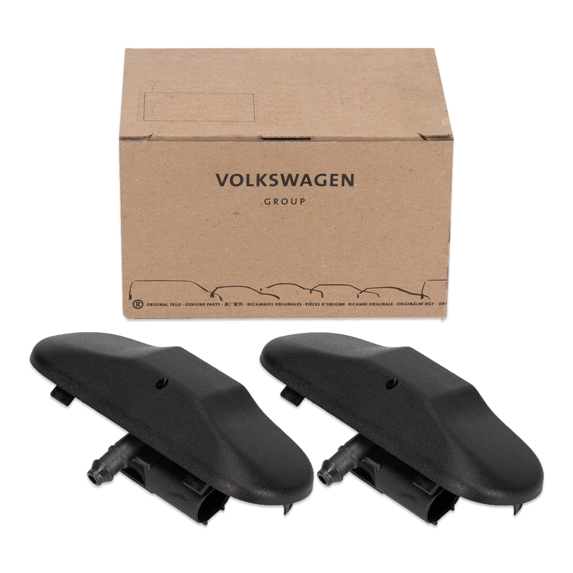 2x ORIGINAL VW Waschwasserdüse Golf 6 Sharan 7N Tiguan Touran vorne 5G09559869B9