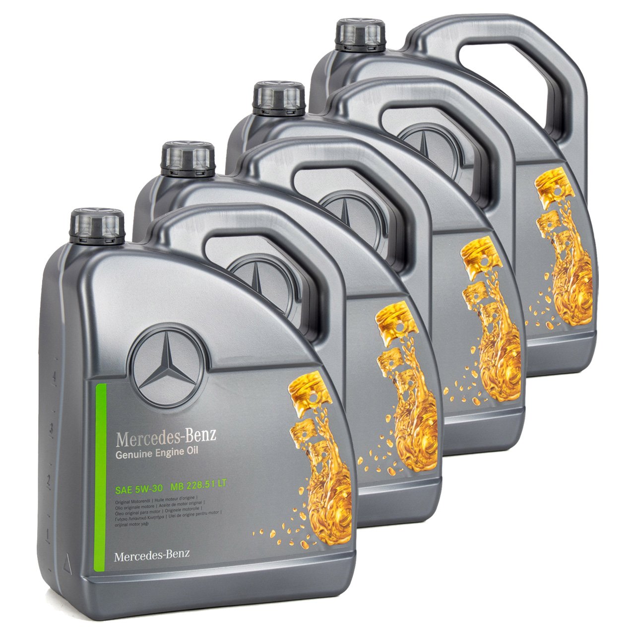 20L 20 Liter ORIGINAL Mercedes-Benz Motoröl Öl 5W-30 MB 228.51 LT 000989790613