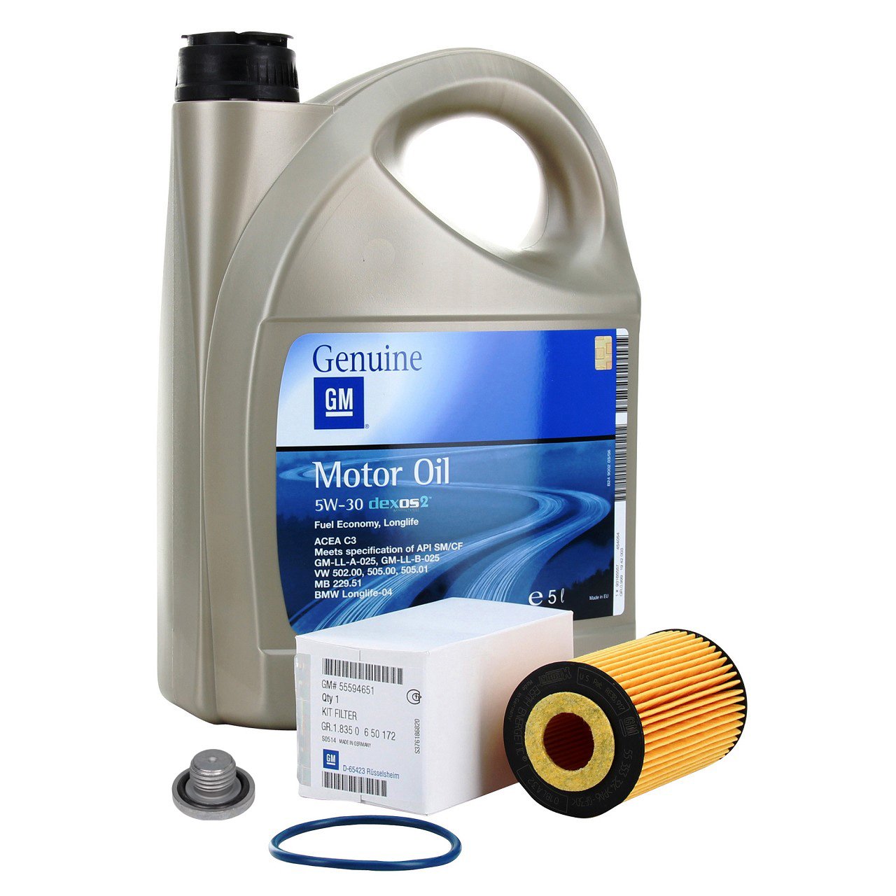 Inspektionspaket Wartungspaket Filterset mit 5 L Motoröl Longlife