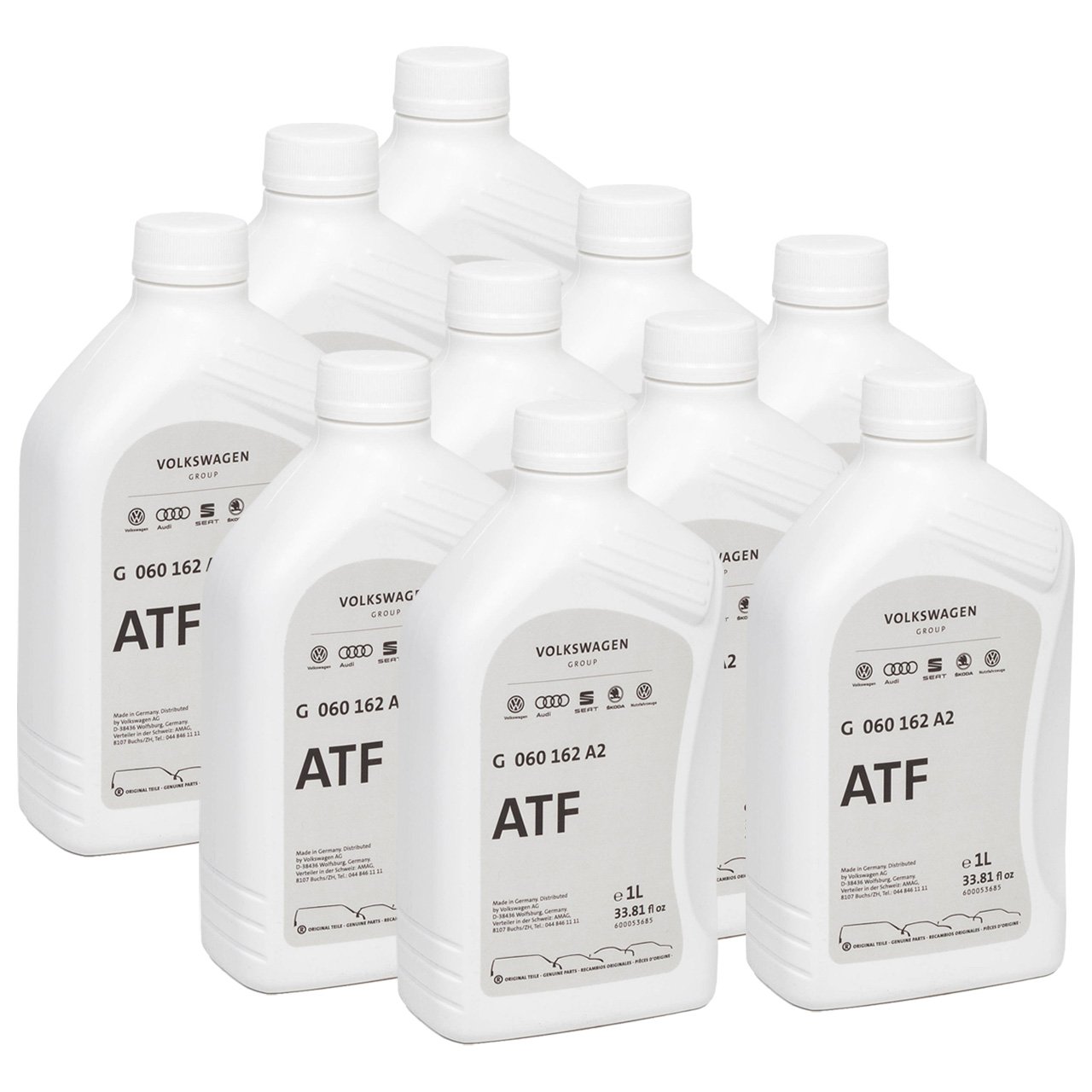 10L 10 Liter ORIGINAL VW Automatikgetriebeöl ATF Getriebeöl FLUID G060162A2