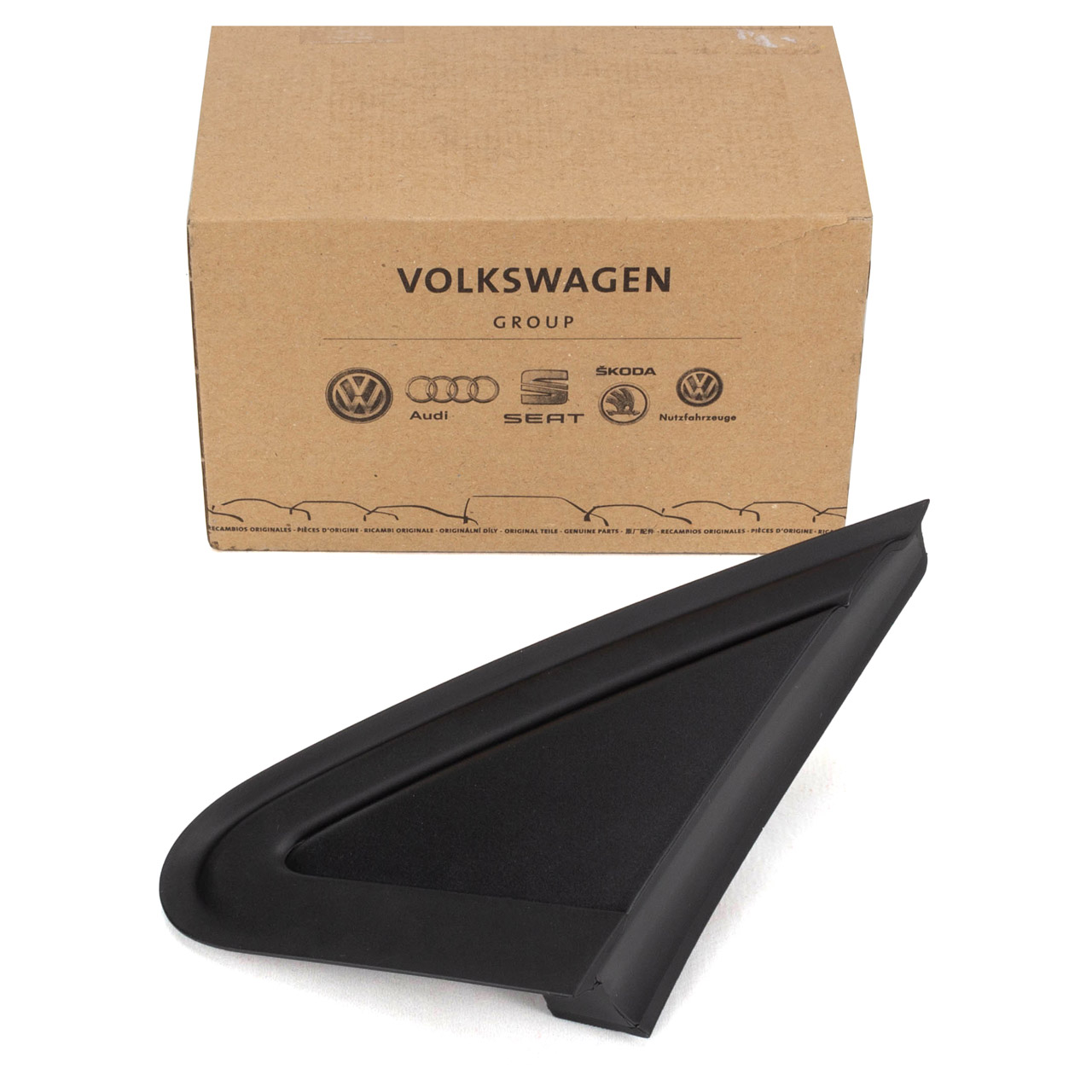 ORIGINAL VW Blende Tür Verkleidung schwarz Polo 9N ab Mj. 2005 vorne links 6Q0853273A 9B9