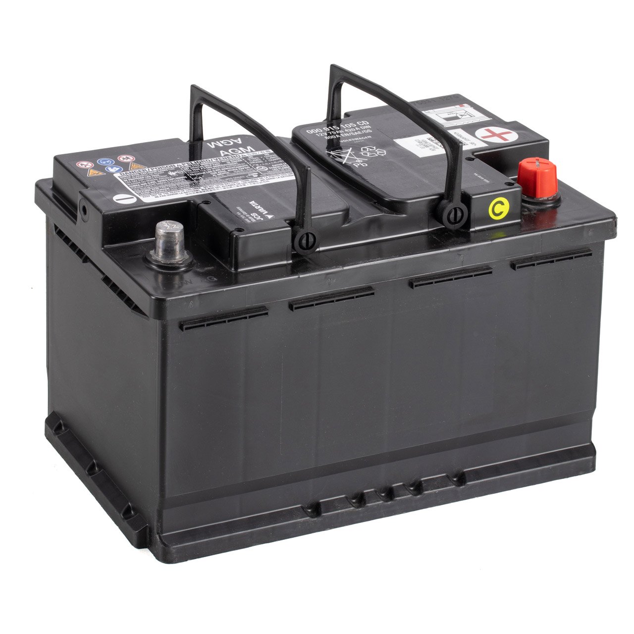 ORIGINAL VW Autobatterie Batterie Starterbatterie 12V 51Ah 280/480A  000915105DC
