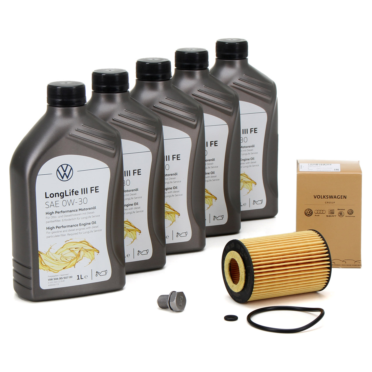 VW oil change set