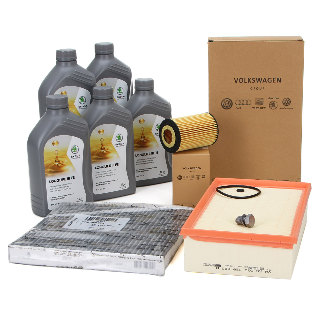 Skoda maintenance sets